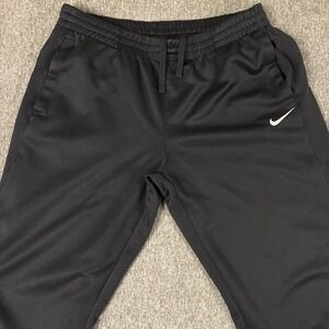 VTG Nike Sweatpants Mens M The Athletic Dept Joggers Stretch Relaxed Baggy Black